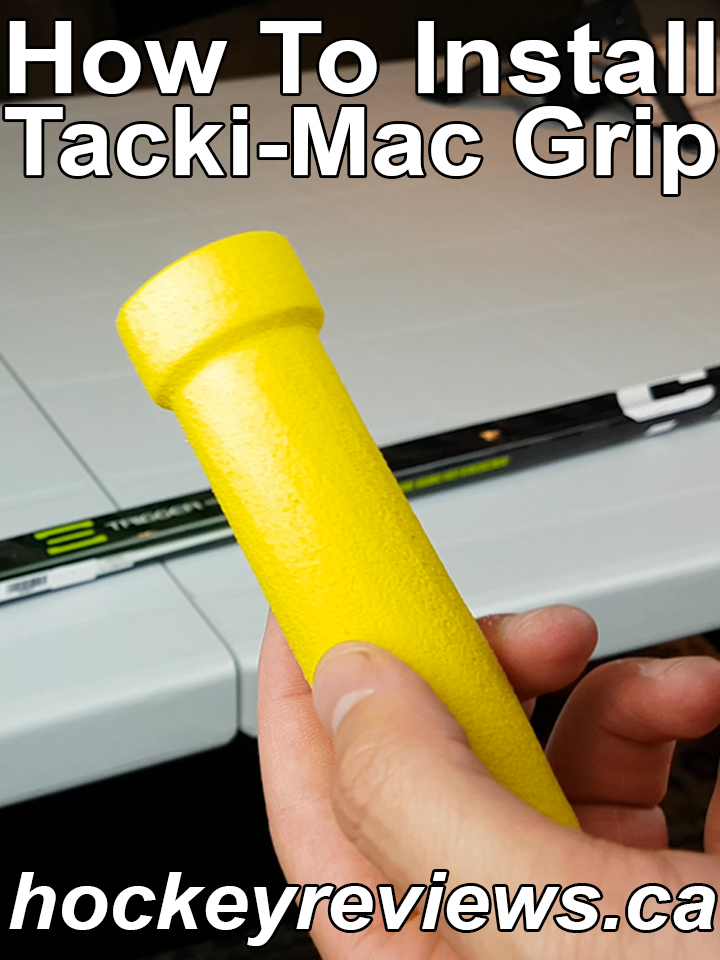 How To Instructions to Install a TackiMac Hockey Grip Tape